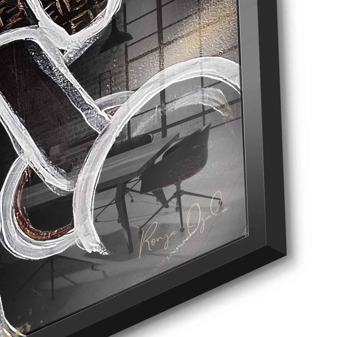 Gold Walk - Acrylglas