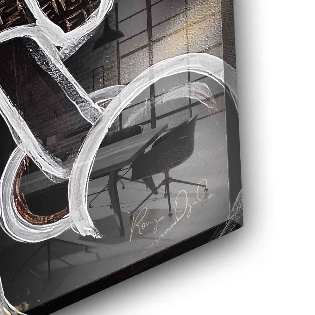 Gold Walk - Acrylic glass