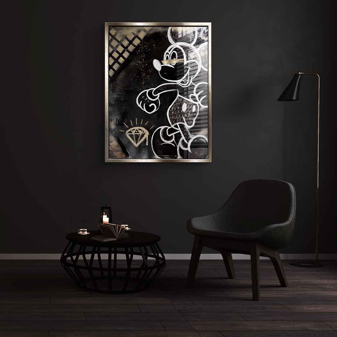 Gold Walk - Acrylic glass