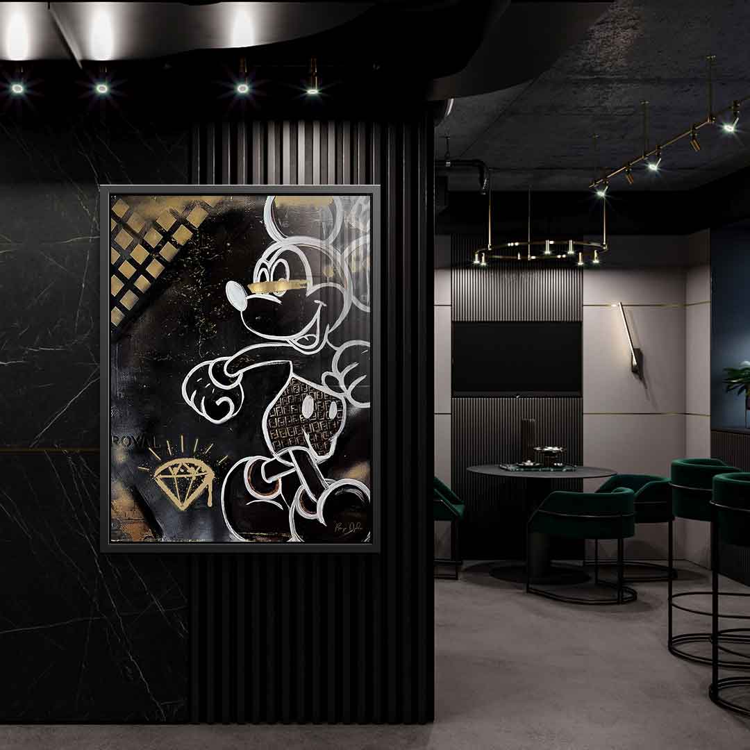 Gold Walk - Acrylglas