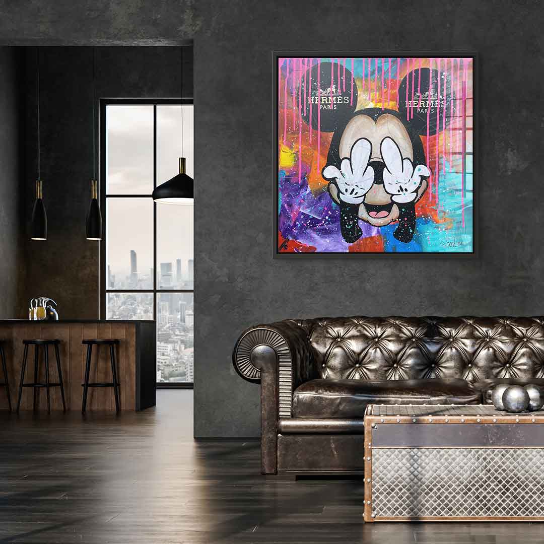 Mickey Hermes - Acrylglas