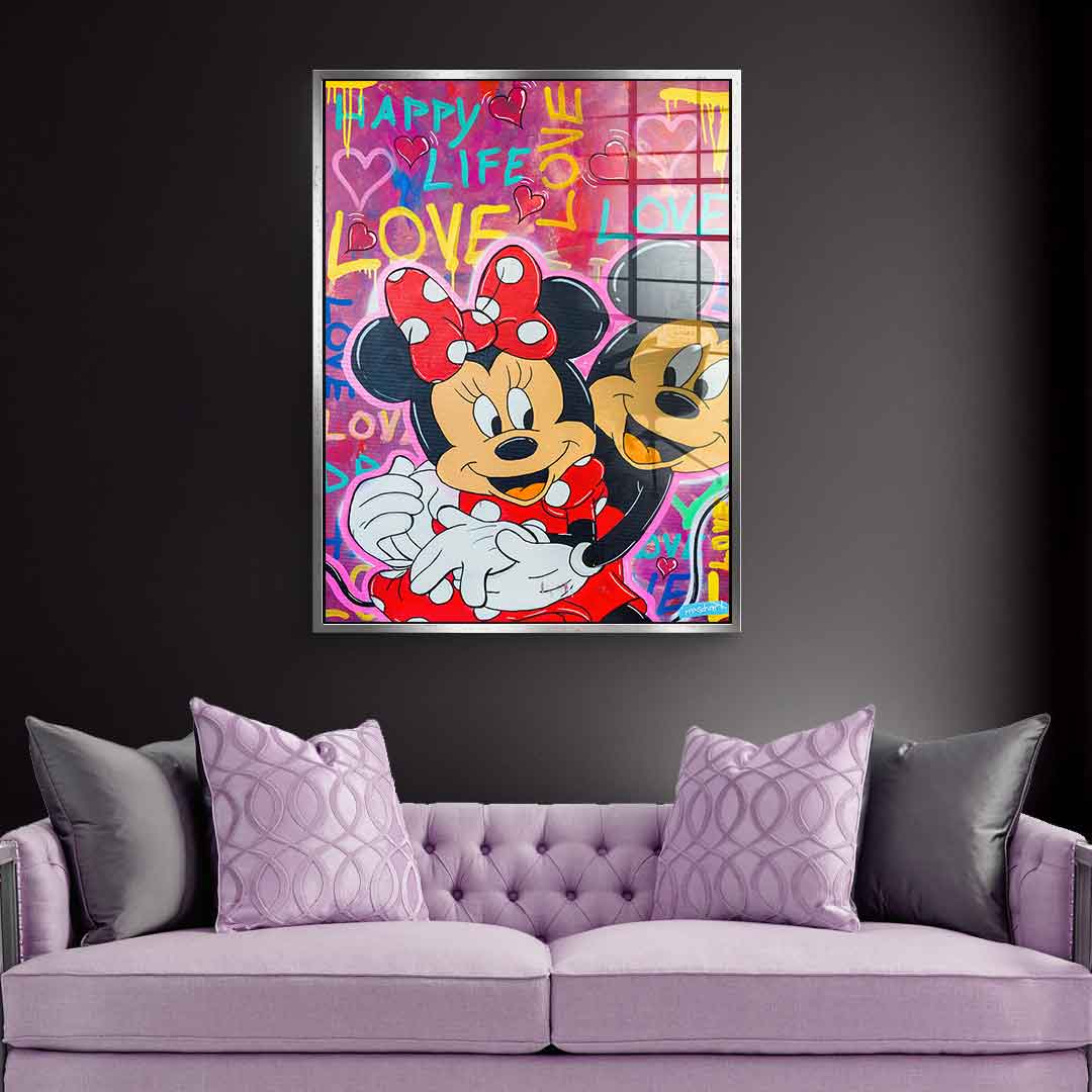 Happy Life - Acrylic glass