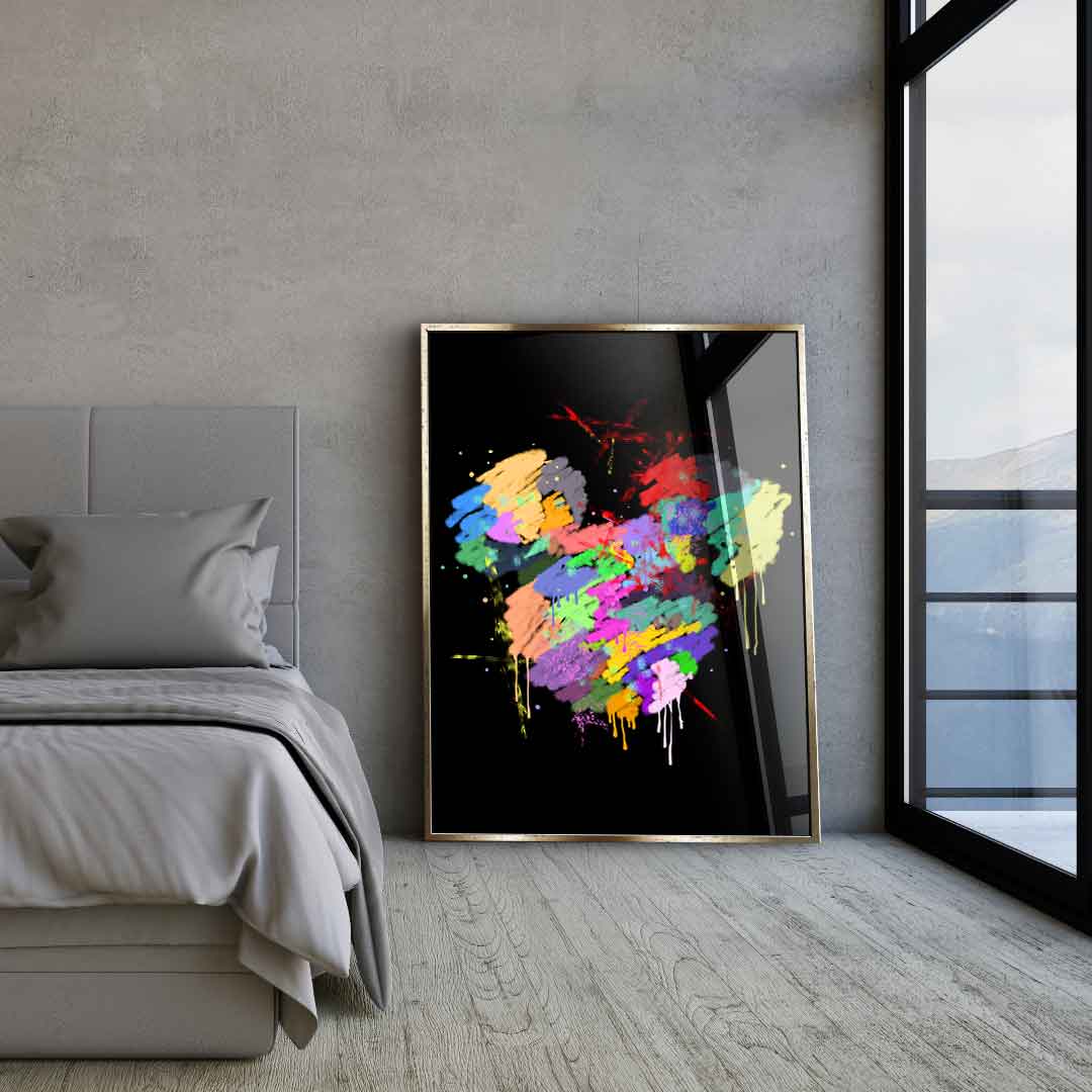 Mickey Head Spray - Acrylic Glass