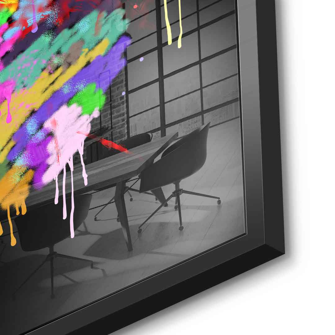 Mickey Head Spray - Acrylic Glass