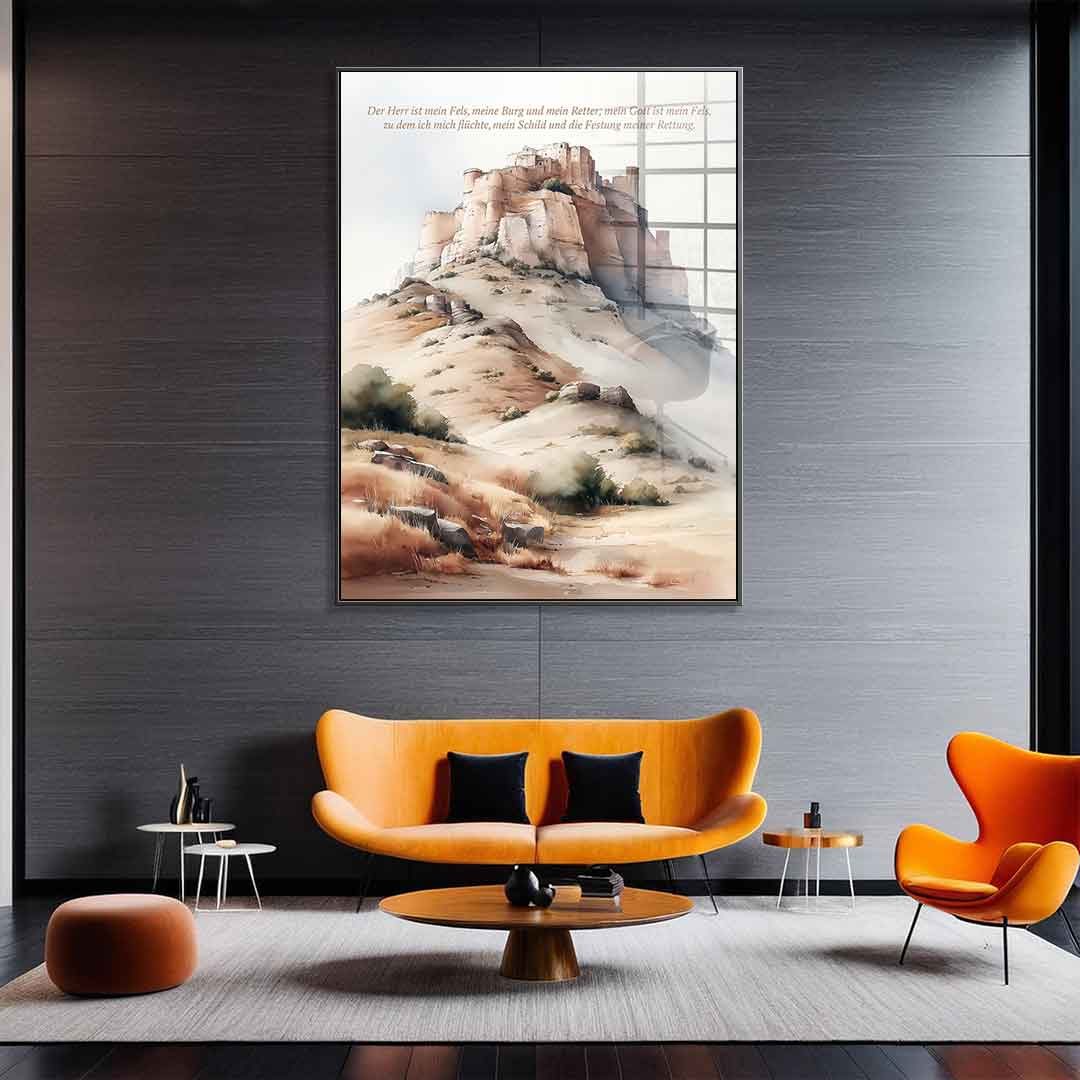 Mighty Fortress - Acrylic glass