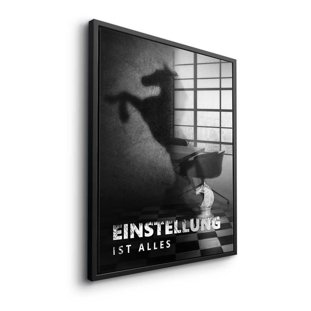 Mindset is everything #Chess - Acrylic glass