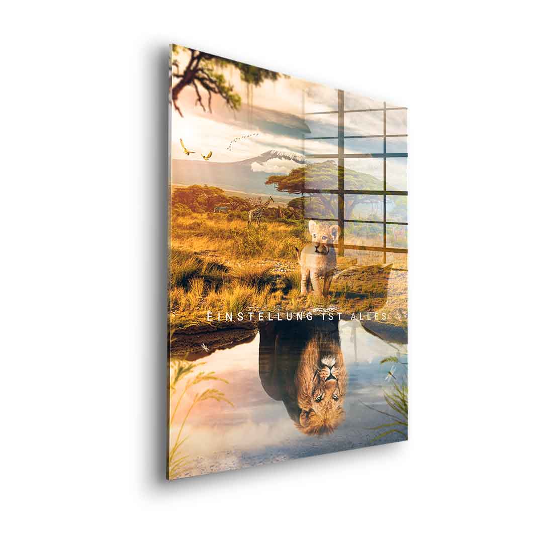 Mindset is everything #africa - acrylic glass