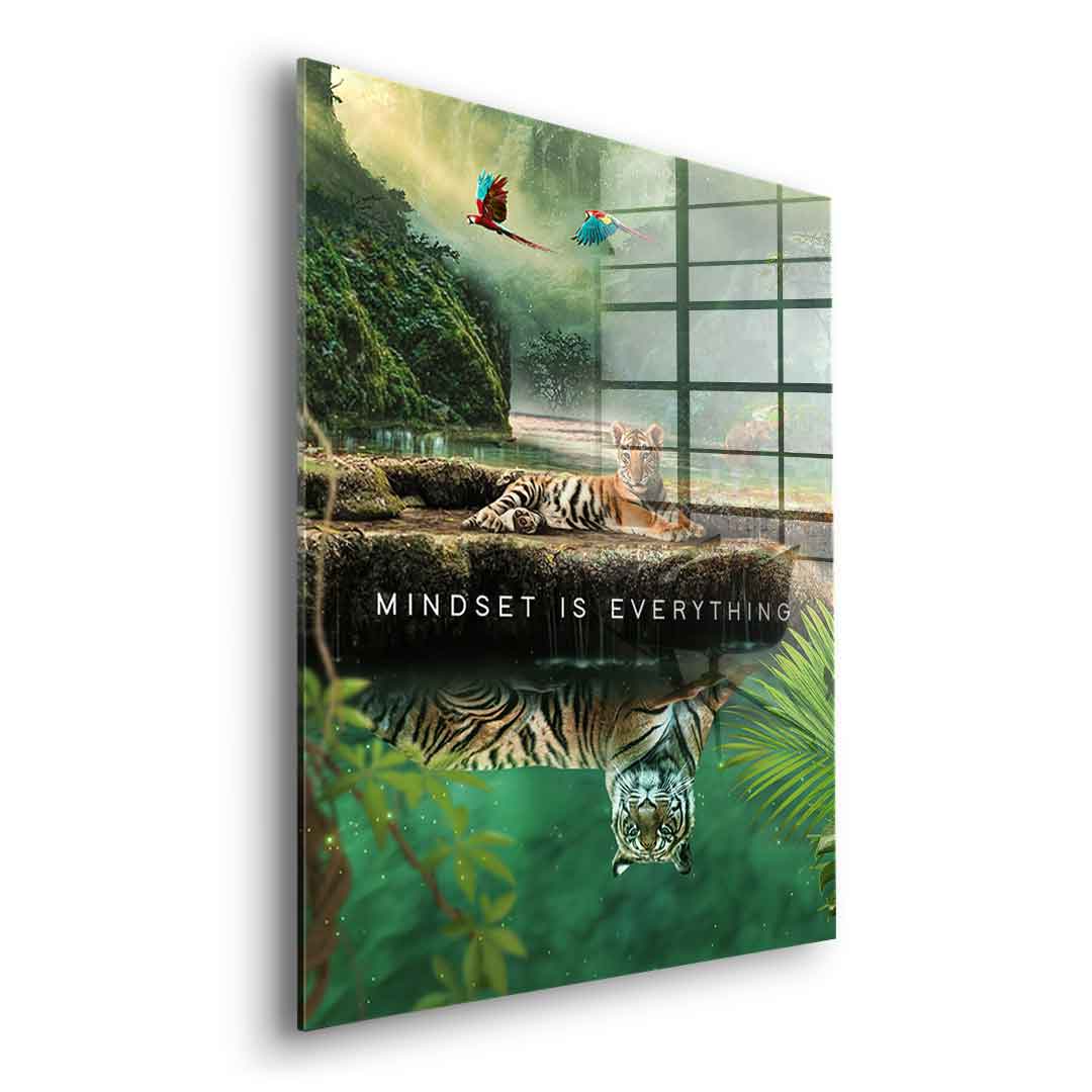 Mindset is Everything #Jungle - Acrylic glass