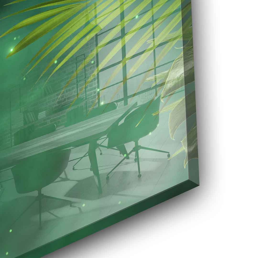 Mindset is Everything #Jungle - Acrylglas