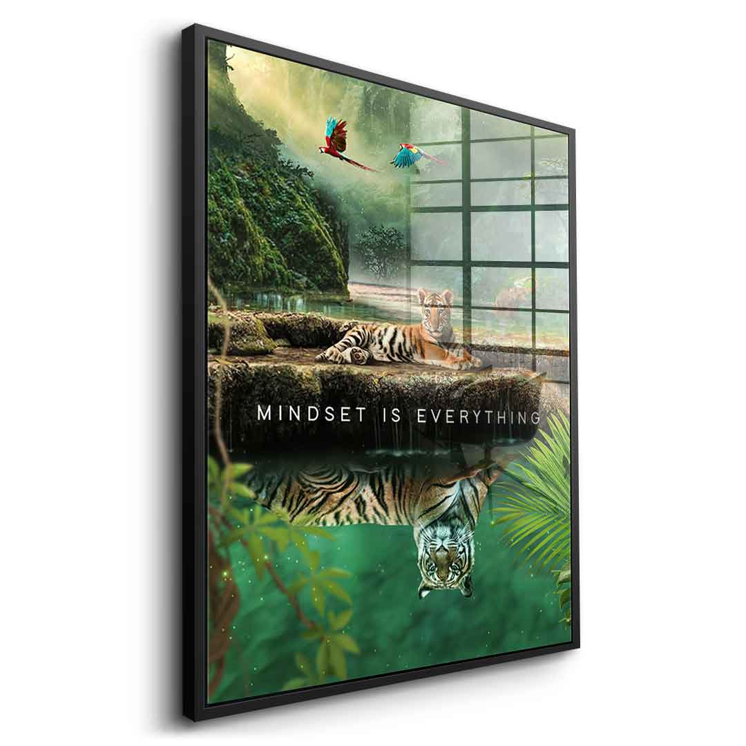Mindset is Everything #Jungle - Acrylic glass
