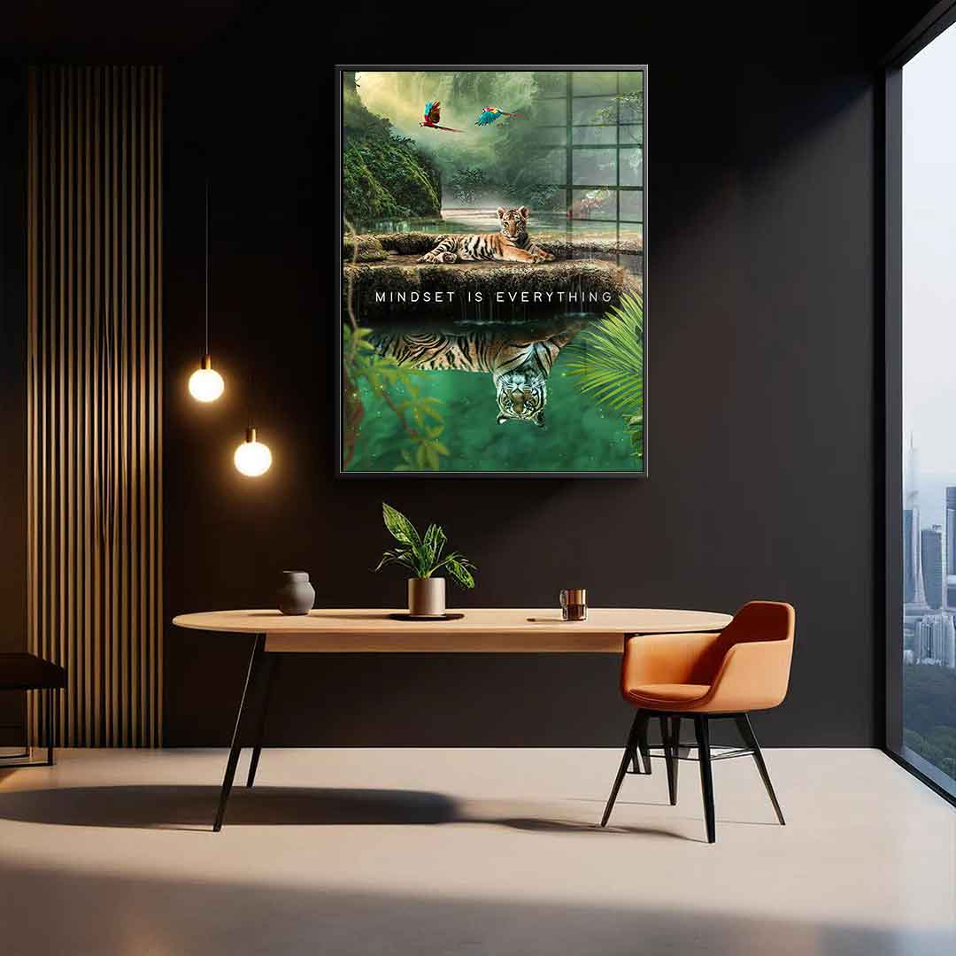 Mindset is Everything #Jungle - Acrylic glass