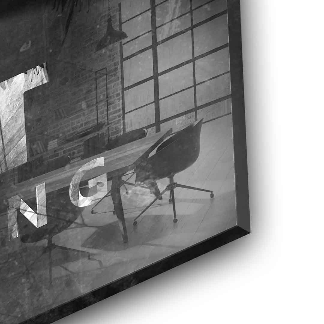 Mindset is everything #Tiger - acrylic glass