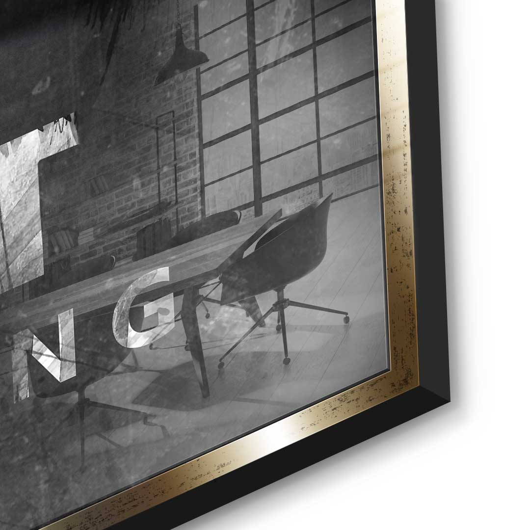 Mindset is everything #Tiger - acrylic glass