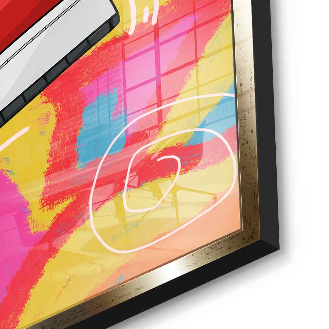 Mj Mhicago Pop Art - Acrylglas