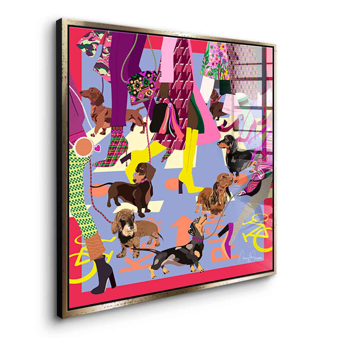 Fashion Girls Doxies - Acrylic glass