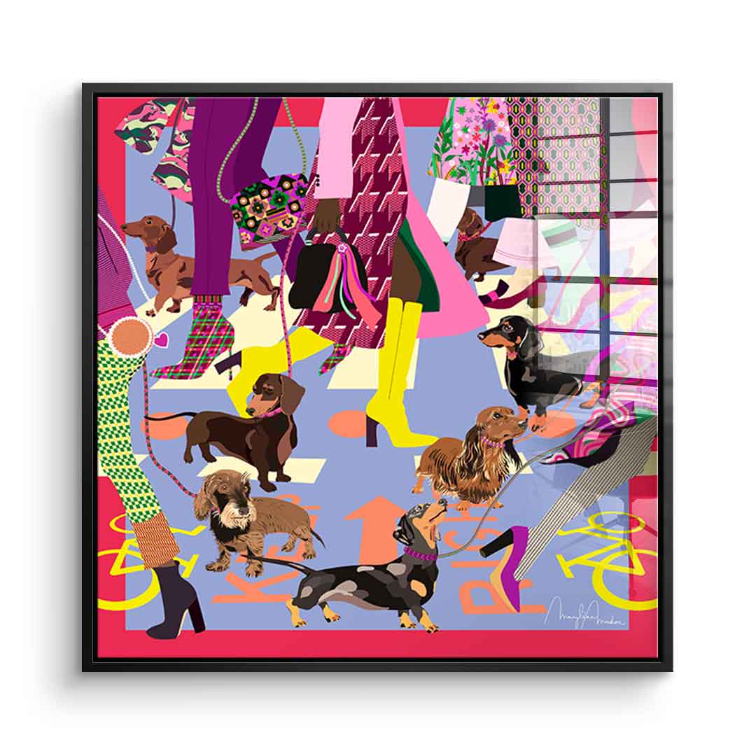 Fashion Girls Doxies - Acrylic glass