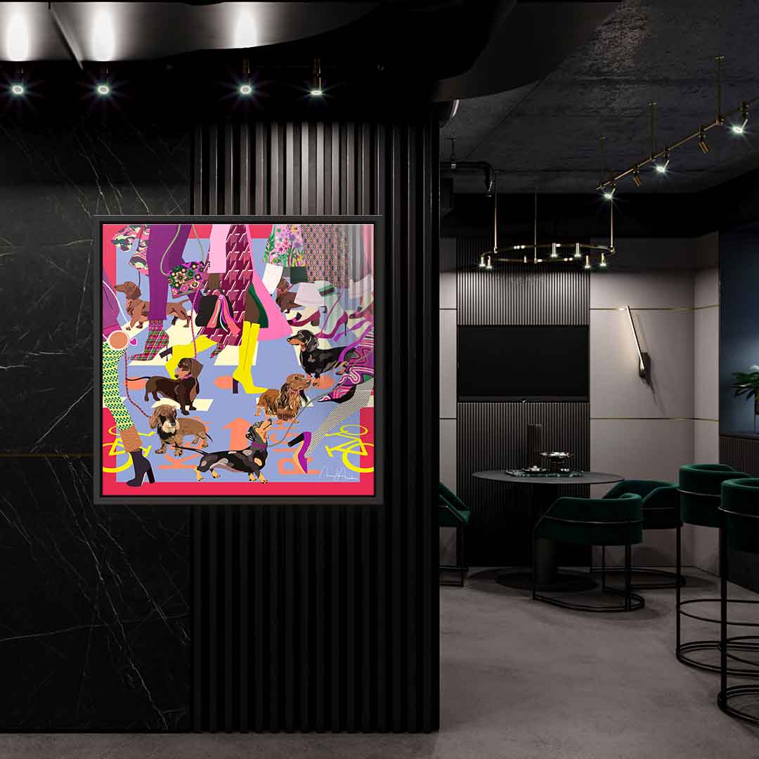 Fashion Girls Doxies - Acrylic glass