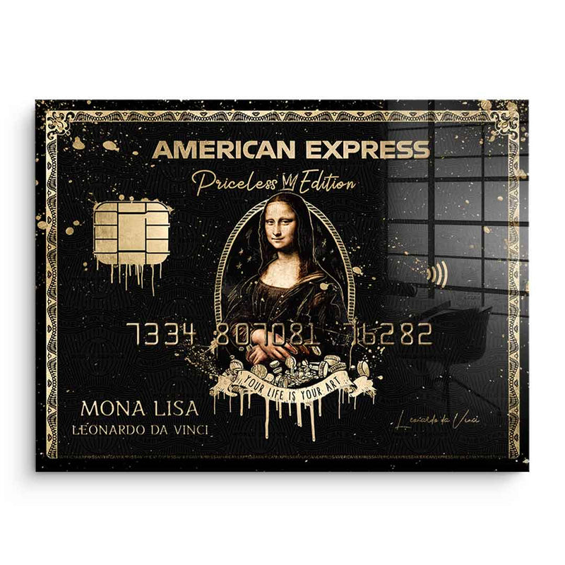 Royal American Express - Mona Lisa - Acrylic glass