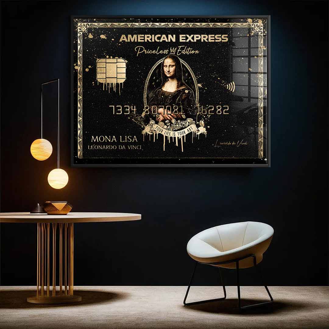 Royal American Express - Mona Lisa - Acrylic glass