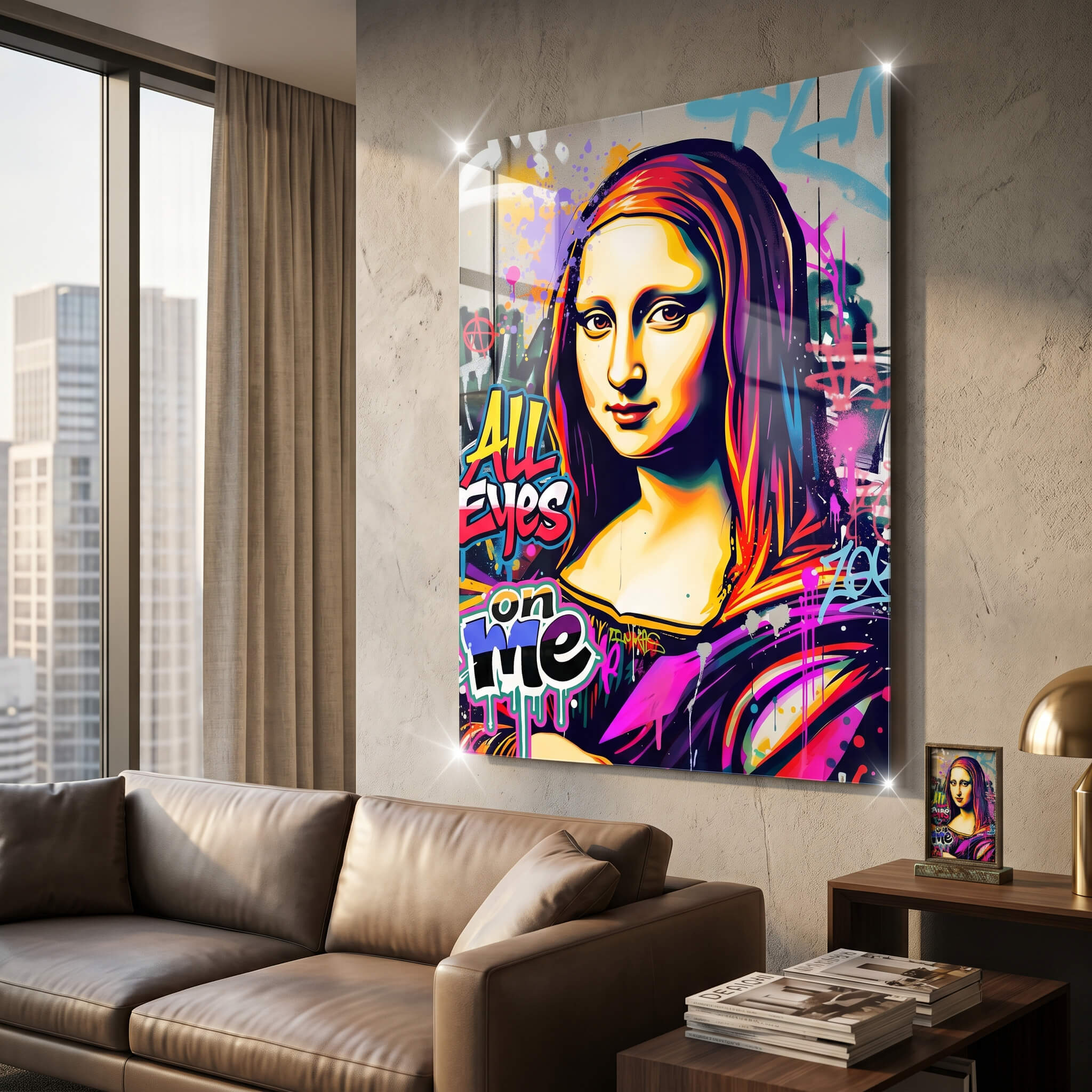 Mona Eyes - Acrylglas