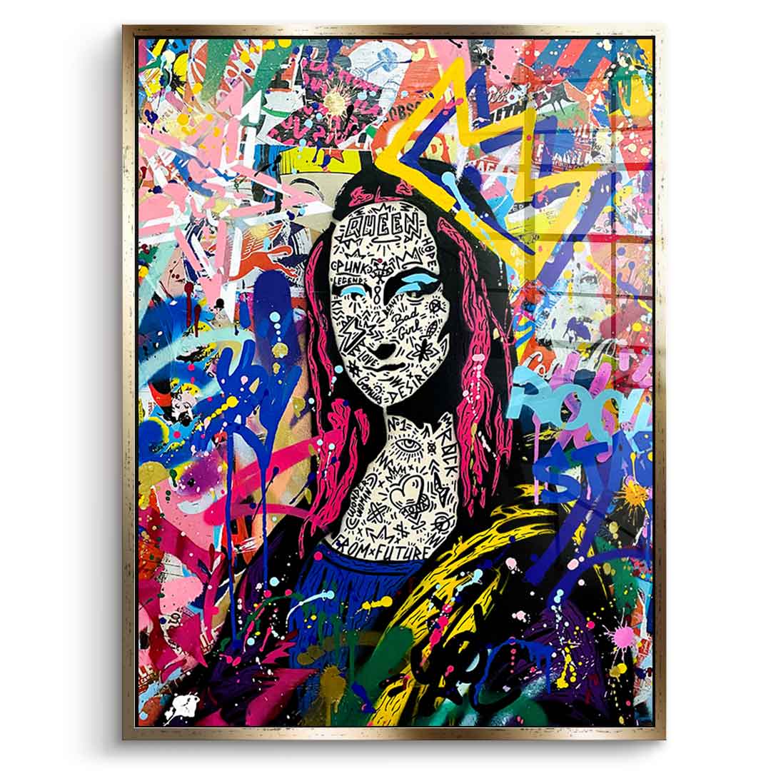 QUEEN MONA OK - Acrylglas