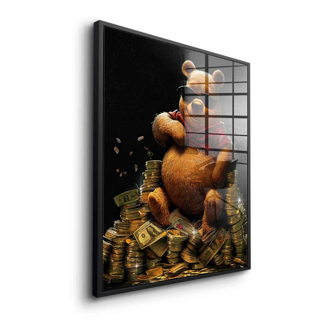 Money Bear - Acrylglas