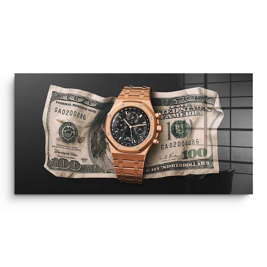 Money Buys Time - Acrylic glass – Detail