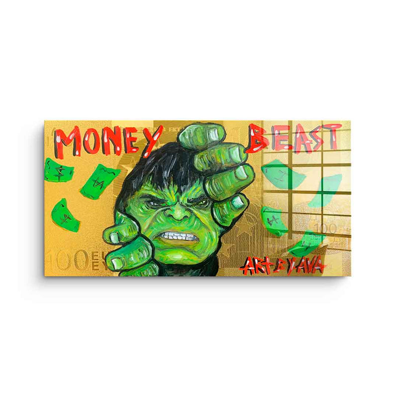 Money Hulk - acrylic