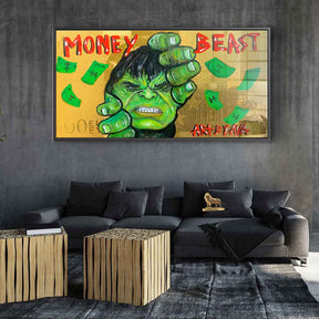 Money Hulk - Acrylglas