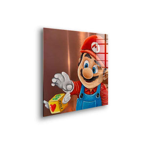 Money Mario - Acrylglas