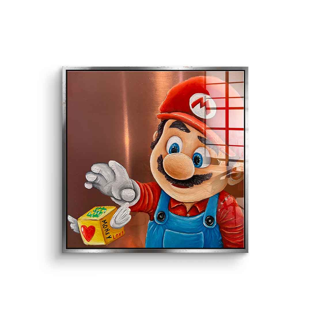 Money Mario - acrylic