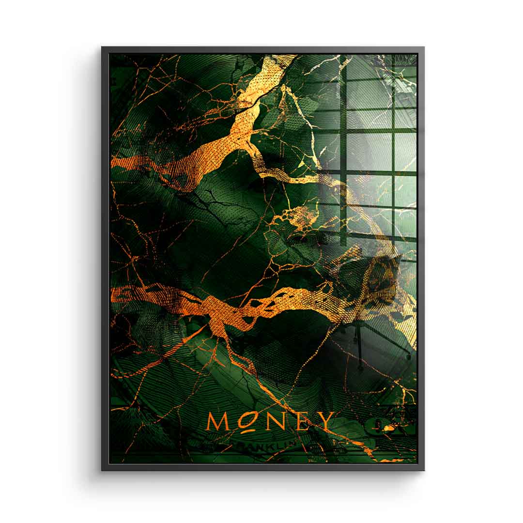 Money &amp; Gold - Acrylic glass
