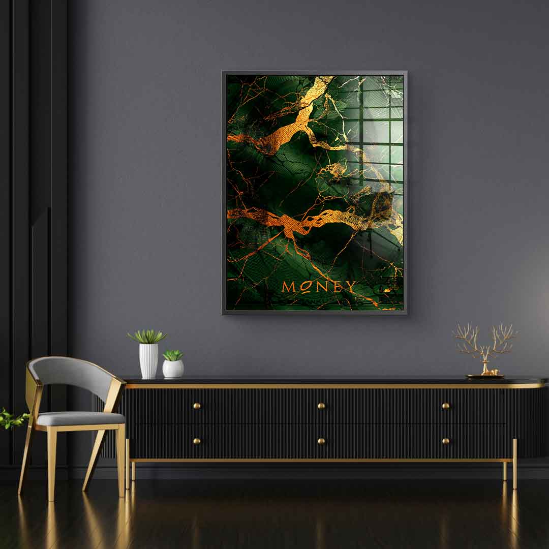 Money &amp; Gold - Acrylic glass