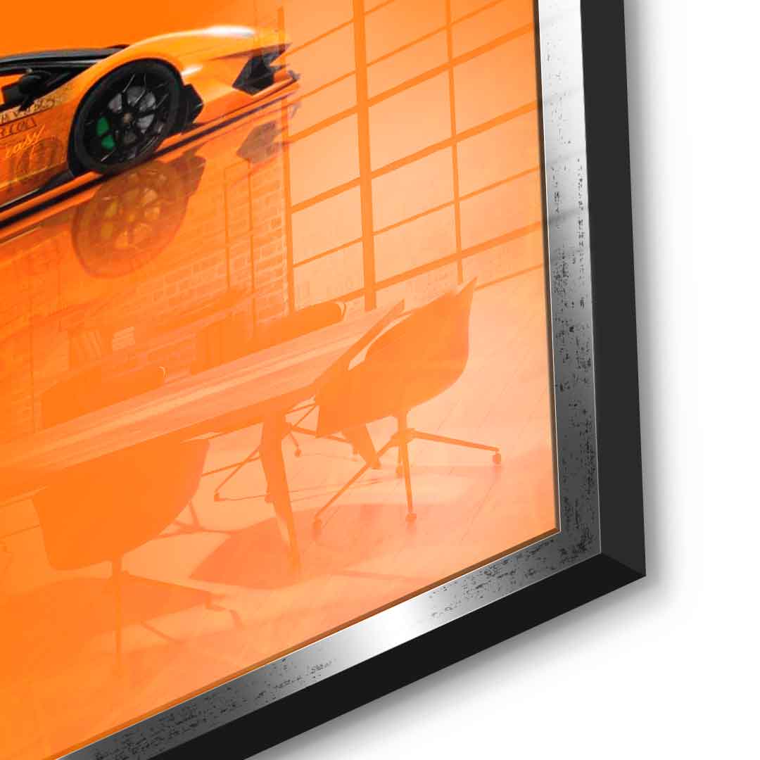 Money easy Yellow - Acrylglas