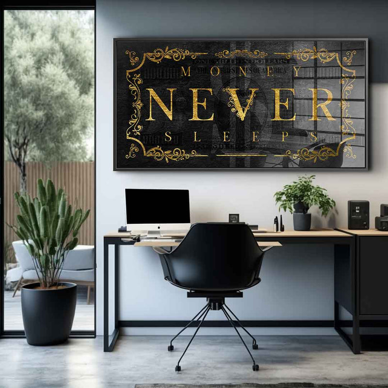 Money Never Sleeps Part 2 - Acrylglas