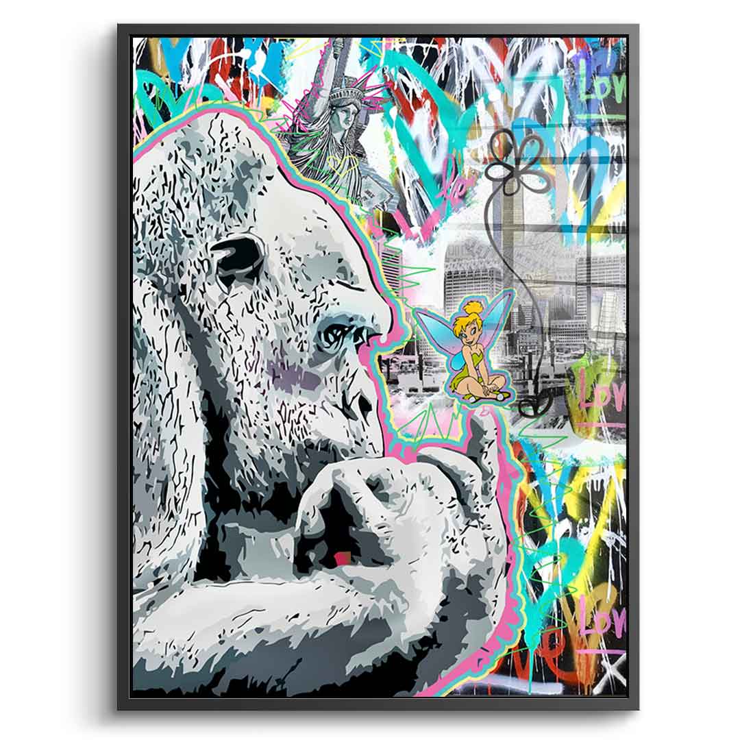 Monkey Fairy - Acrylic Glass