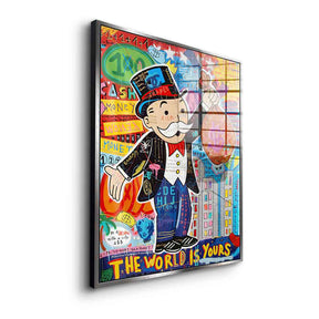 Monopoly Money Bag - Acrylglas
