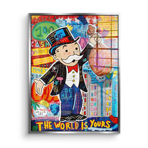 Monopoly Money Bag - Acrylglas