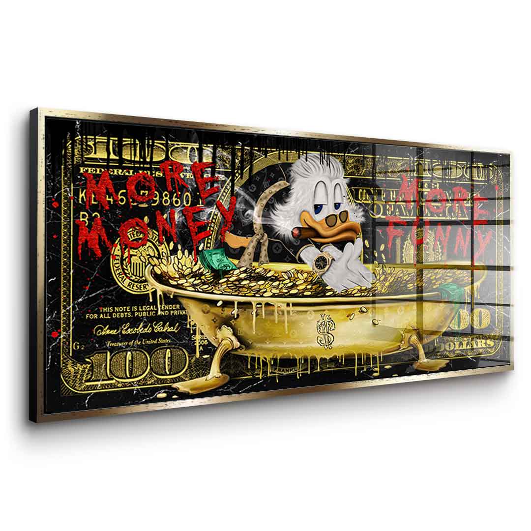 More money duck 2.0 - Acrylic glass