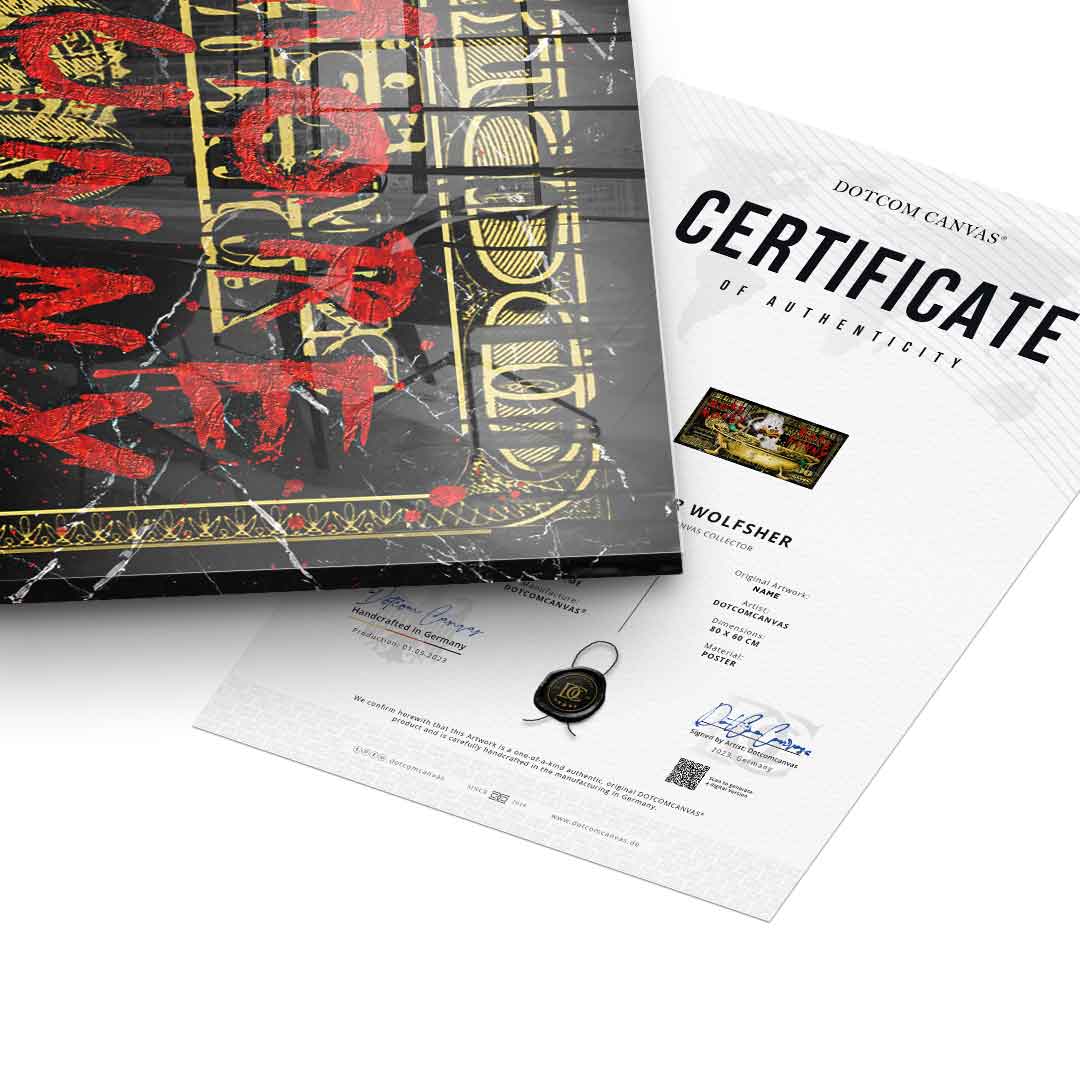 More money duck 2.0 - Acrylic glass