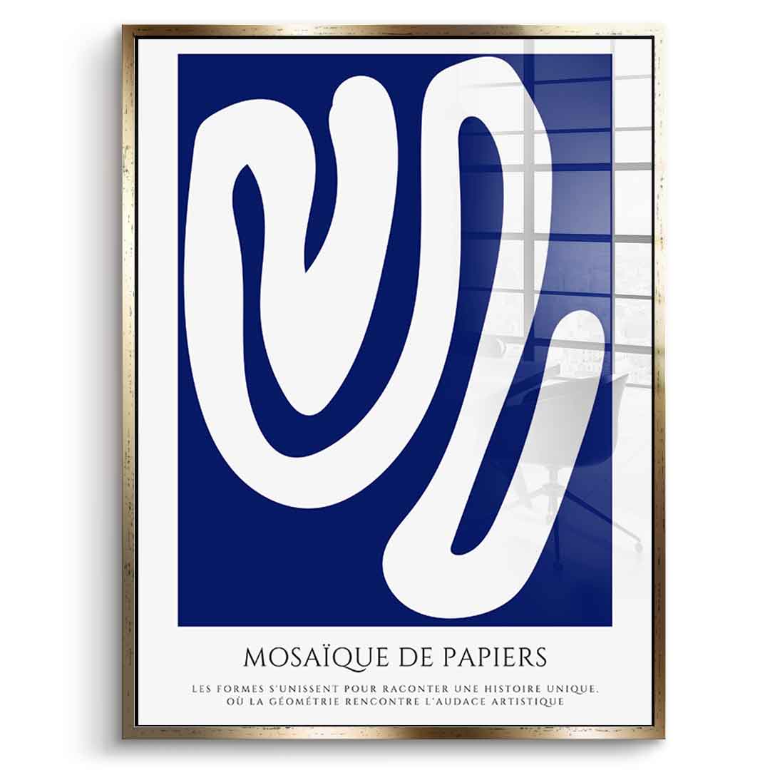 Mosaic of Papers 2 - Acrylic Glass