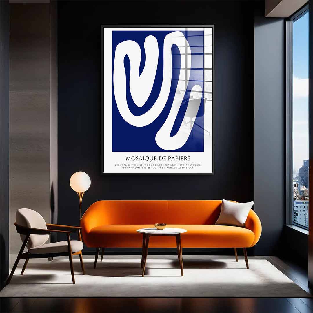 Mosaic of Papers 2 - Acrylic Glass