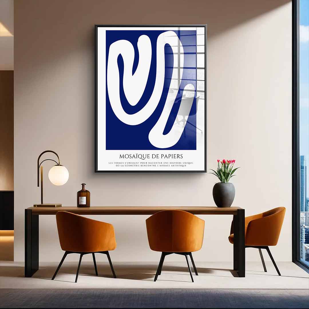 Mosaic of Papers 2 - Acrylic Glass