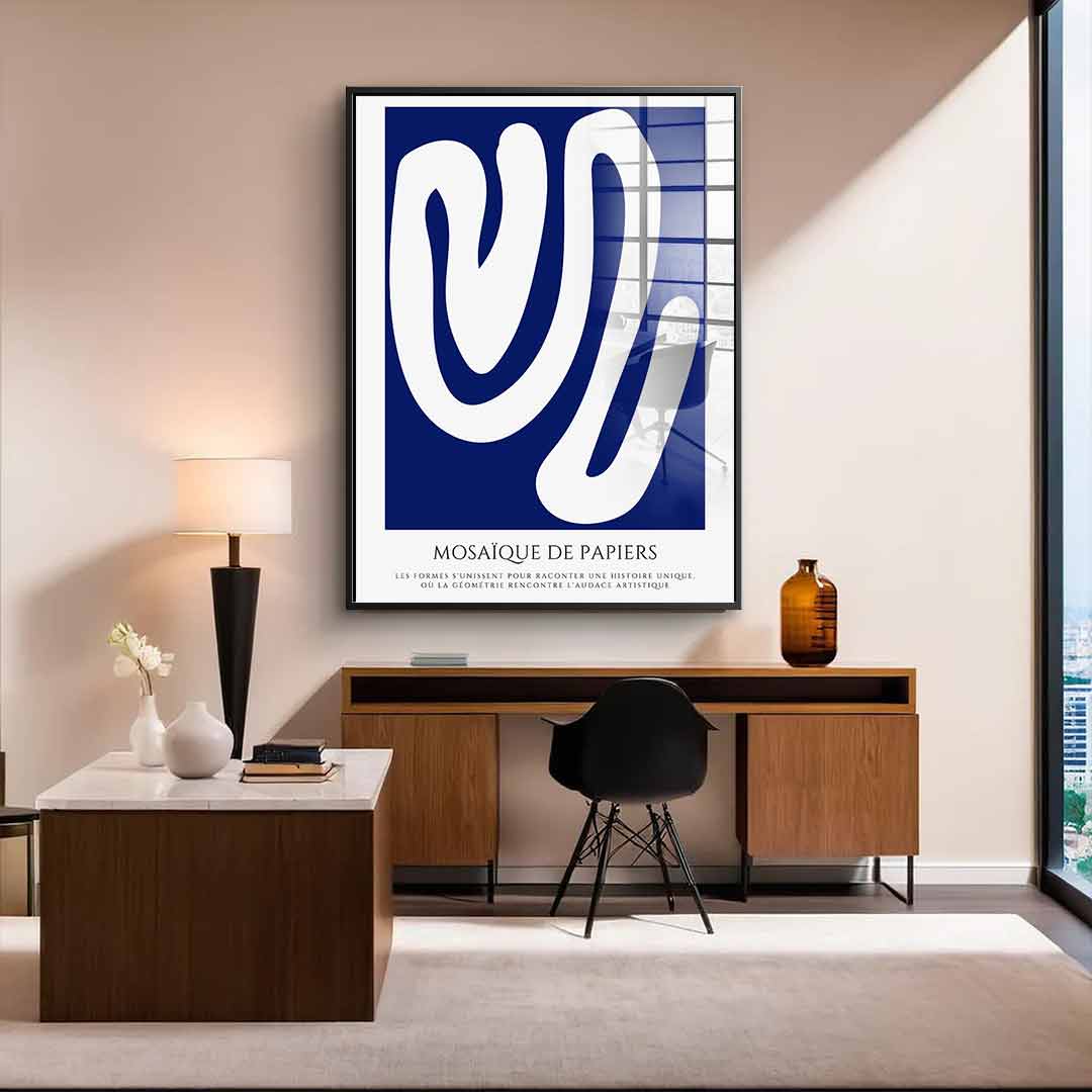 Mosaic of Papers 2 - Acrylic Glass