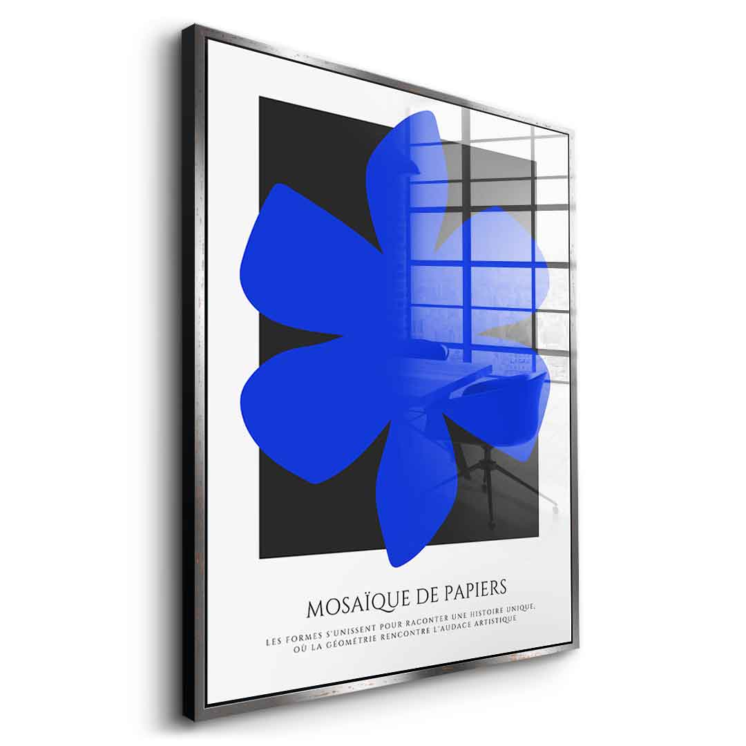 Mosaic of papers 3 - Acrylic glass