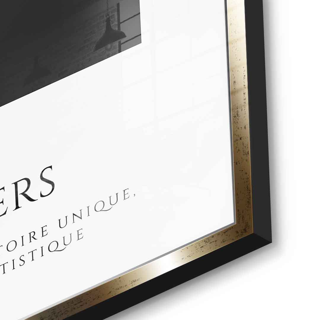 Mosaic of papers 3 - Acrylic glass