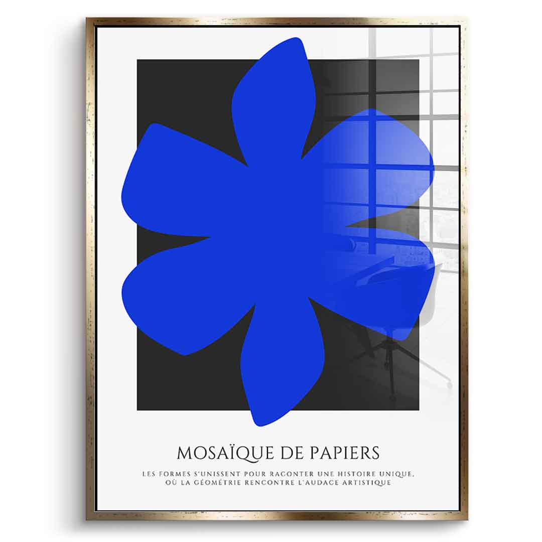 Mosaique de papiers 3 - acrylic glass