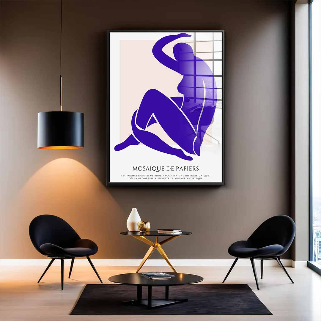 Paper mosaic - Acrylic glass