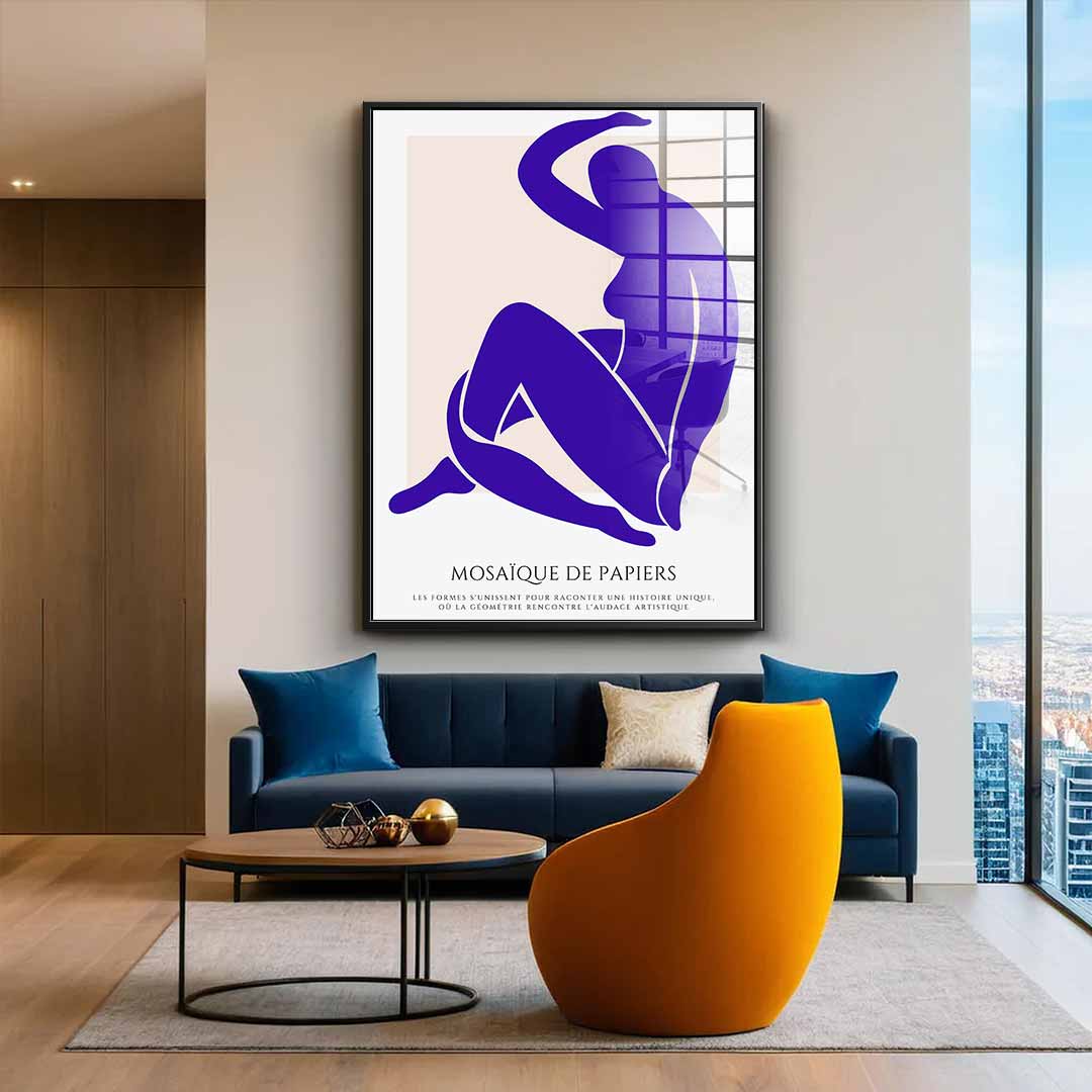 Paper mosaic - Acrylic glass