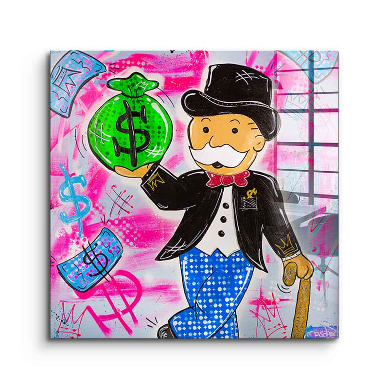 Mr. Money - acrylic glass